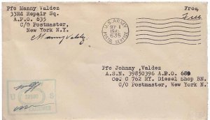 United States A.P.O.'s Soldier's Free Mail 1943 U.S. Army Postal Service 635 ...