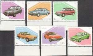 B0538 1987 Laos Transport Automobiles Historical Cars Mnh