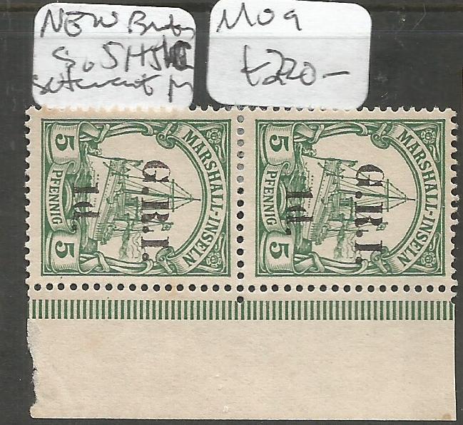 New Britain SG 51, 51c Setenant Pair MOG (3cqp)