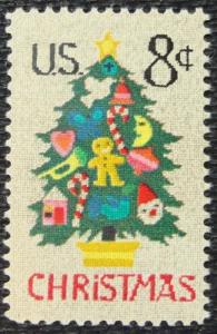 US #1508 MNH Single, Christmas, SCV $.25 L8