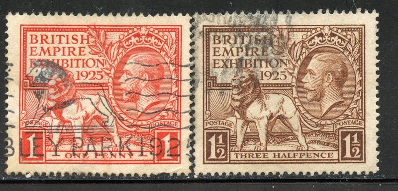 Great Britain # 203-4, Used.