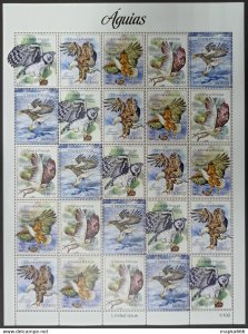 2014 Sao Tome & Principe Eagles Birds Fauna #5599-03 ! Unique Big Sh ** Qw83