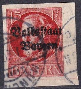 Bavaria #160 F-VF Used CV $20.00 (A18307)