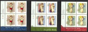 Canada Sc# 1815-1817 MNH PB LL 1999 46c-95c Christmas Angels