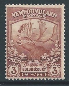 Newfoundland #117 MH 3c Caribou