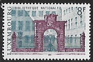 Luxembourg # 655 - National Library - MNH..... (ONL12)