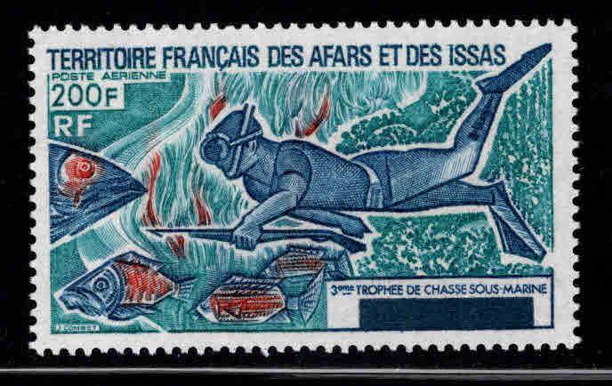 Afars and Issas Scott C97 MNH** Spear Fisherman