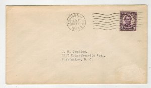 1934 LINCOLN STAMP REPRINT FDC 635A 2/7/34 FIRST DAY ISSUE