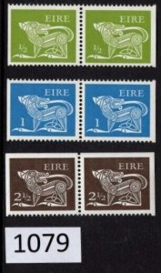 $1 World MNH Stamps (1079), Ireland Scott 250//265 MNH, Pairs, Panes and odds