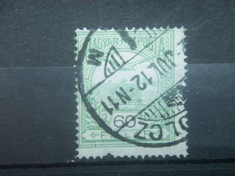 HUNGARY, 1900-13, used 60k, “Turul”,  Numerals in Black, Scott 62-80-97