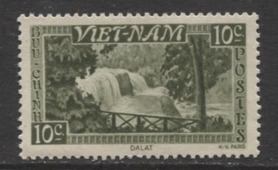 Viet Nam - Scott 1 - Bongour Falls Issue - 1951 - MNH -  Single 10c Stamp