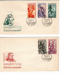 Czechoslovakia 1961 Sc 1054-8 FDC