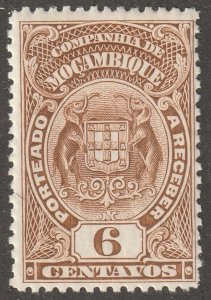 Mozambique Company, Scott#J36,  mint, hinged,  Postage due