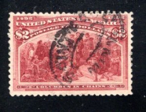 US #242    VF, Used,   CV $525.00  ....   6780196