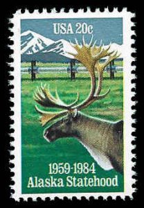 PCBstamps   US #2066 20c Alaska Statehood, MNH, (34)