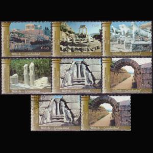 UN-VIENNA 2004 - Scott# 350-2f Heritage Sites Set of 8 NH