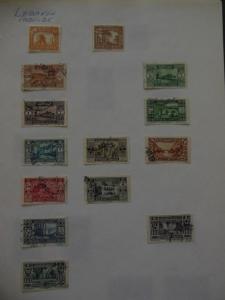 LEBANON : Old Time Mint & Used collection on pages.