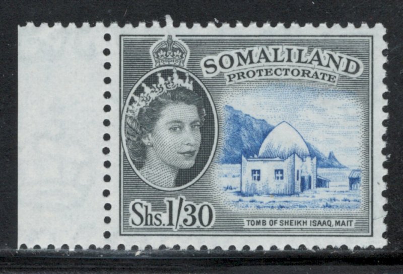 Somaliland 1953 Queen Elizabeth II & Tomb of Sheik Isaaq 1sh30c Scott # 136 MH