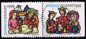 Sweden #2361-2362 Christmas Pair; Used (1.20)