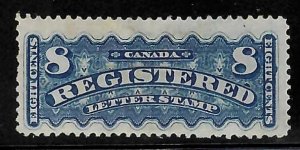 Canada #F3a Mint LH Registration Stamps (Bright Blue Color Shade)