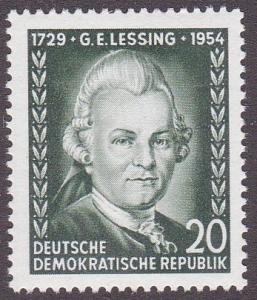 Germany DDR # 205, Gotthold Lessing, NH, 1/2 Cat