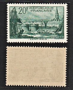 France 1938 Port of St. Malo (1v, Top Value 20fr) Fresh MNH CV$80