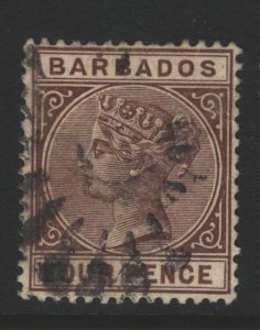 Barbados Sc#65 Used