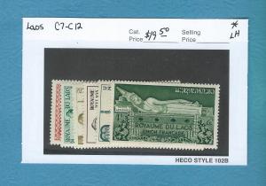 Laos  C7-C12   Mint LH