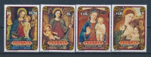 [116795] Penrhyn 1992 Christmas art paintings  MNH