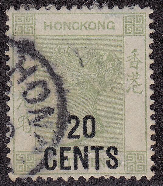 HONG KONG Used Scott # 61 Queen Victoria (1 Stamp)