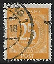 Germany # 546 - Numeral 25pf - used....[BRN21]