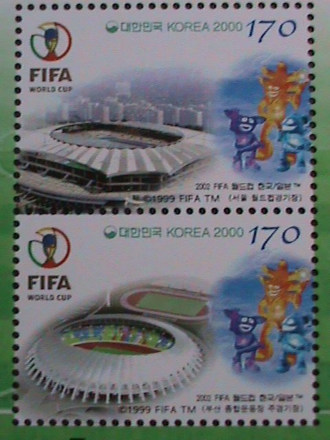 ​KOREA 2002-FIFA-WORLD CUP SOCCER CHAMPIONSHIPS -STADIUMS: MNH S/S VERY FINE