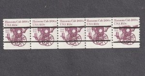 PNC5 10.9c Hansom Cab 2 P/C Gap 1R US #1904a MNH F-VF