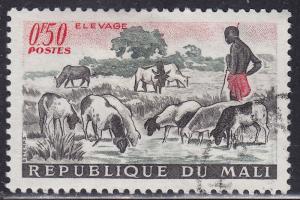 Mali 16 CTO 1961 Herding Sheep