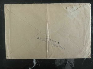 1922 French Army Mission in Palestine Stampless cover to France