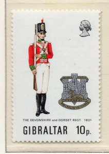 Gibraltar 1971 QEII Early Issue Fine Mint Unmounted 10p. NW-99153