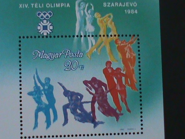 ​HUNGARY-1983-SC# 2824-14TH WINTER OLYMPIC GAMES-SARAJEVO'83 MNH S/S-VF