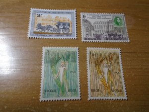 Belgium  #  591-94  MNH