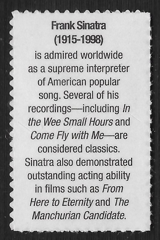 US #4265 42c Frank Sinatra ~ MNH