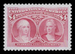 US Scott #2625c MNH OG $4.00 ISABELLA / COLUMBUS EGRADED W/CERTIFICATE GEM 100