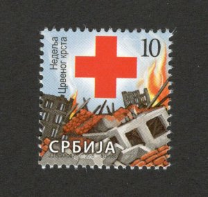 SERBIA-MNH**-STAMP-RED CROSS WEEK-2015.