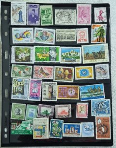 Mix Arab countries stamps - 100 Stamps all different