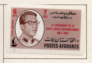 Afghanistan 1963 Red Crescent Issue Fine Mint Hinged 6afs. 215013