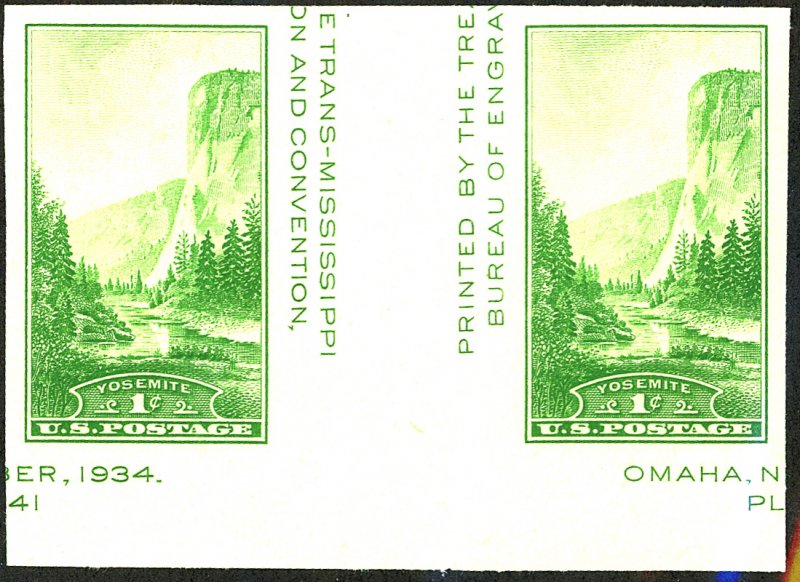 U.S. #769 Unused Gutter pair NH