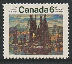 1970 Canada - Sc 518 - MNH VF - 1 single - Isles of Spruce by Lismer