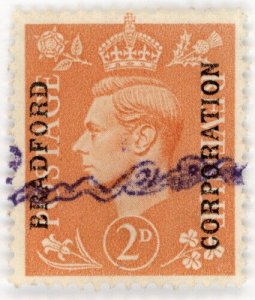 (I.B) George VI Commercial Overprint : Bradford Corporation