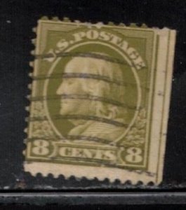 UNITED STATES Scott # 414 Used - Benjamin Franklin