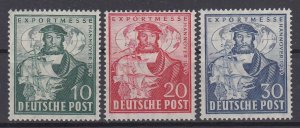 Germany Allied Occupation 1949 Sc#662-664 Mi#103a-105a mnh (AB1010)