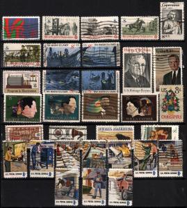 Commemoratives of 1973 (32 Stamps) Used