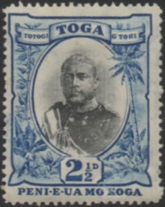 Tonga 1897 SG43 2½d King George II MH